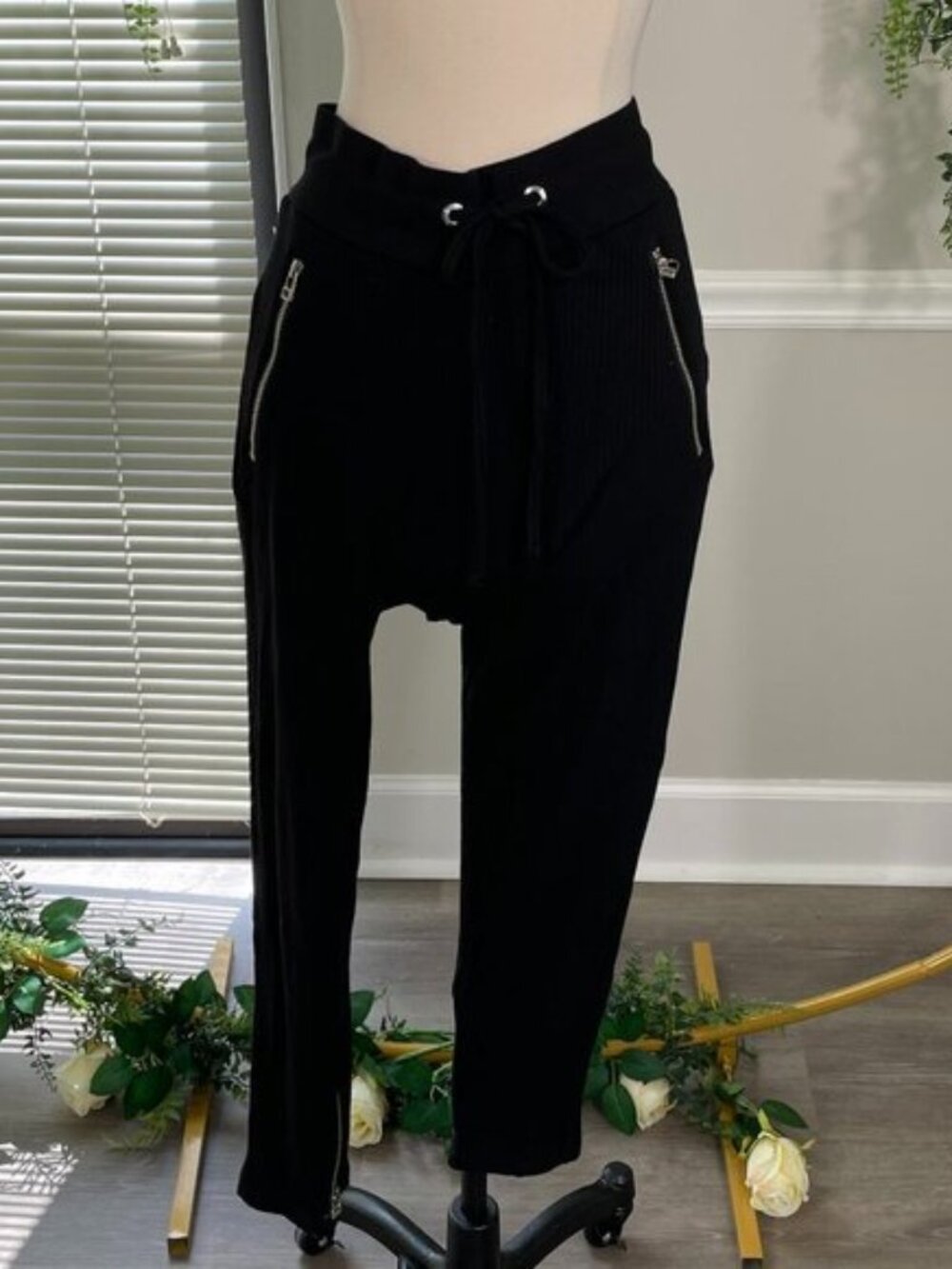 The Range | Alloy Rib Zip Pant